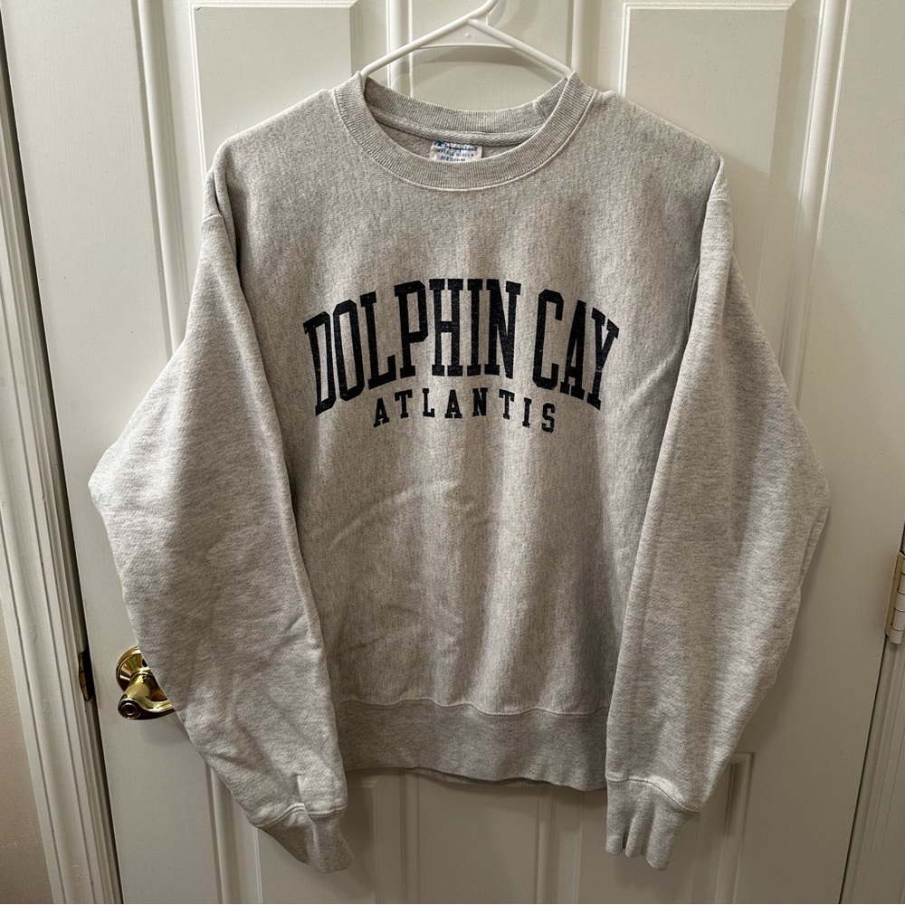 Vintage 💎 Y2K Champion reverse weave crewneck Atlantis